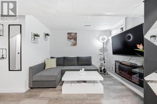 1456 Prestone Drive, Ottawa, ON - Indoor Photo Showing Living Room With Fireplace