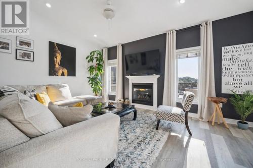 9 Peach Tree Boulevard, St. Thomas, ON - Indoor Photo Showing Living Room With Fireplace
