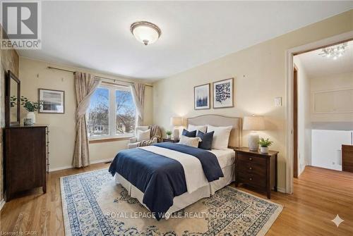 Virtually staged. - 123 Lorraine Avenue, Kitchener, ON - Indoor Photo Showing Bedroom