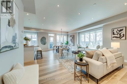 107 - 40 Carnation Avenue, Toronto, ON - Indoor Photo Showing Living Room