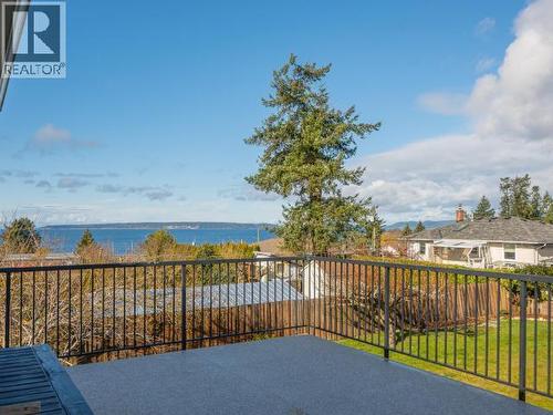 6937 Jasper Street, Powell River, BC - Outdoor With Body Of Water With Deck Patio Veranda With View