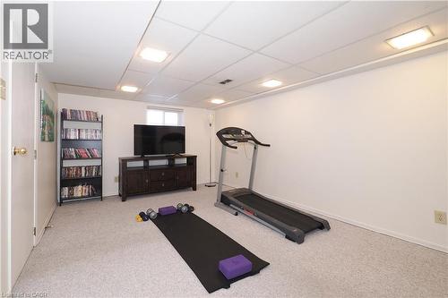 44 Garden Avenue, Kitchener, ON - Indoor Photo Showing Gym Room