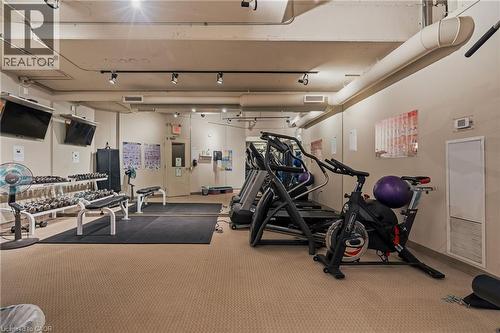 66 Bay Street S Unit# 504, Hamilton, ON - Indoor Photo Showing Gym Room