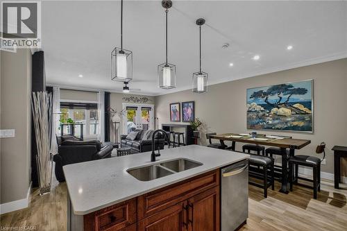 190 Argyle Street Unit# 31, Simcoe, ON - Indoor Photo Showing Kitchen With Double Sink