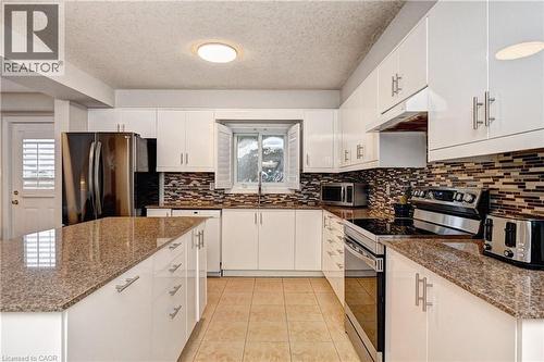 242 Doon Mills Drive, Kitchener, ON - Indoor Photo Showing Kitchen With Upgraded Kitchen