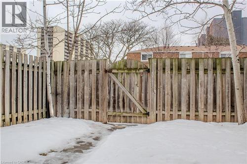 Gate access to exclusive parking. - 48 Riverdale Drive Unit# 2, Hamilton, ON - Outdoor