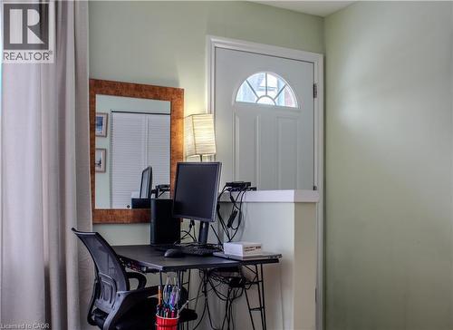 View of office area. - 48 Riverdale Drive Unit# 2, Hamilton, ON - Indoor