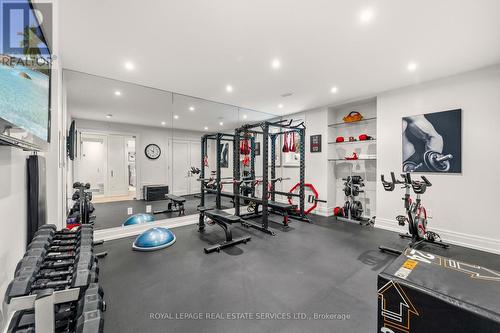 112 Mildenhall Road, Toronto, ON - Indoor Photo Showing Gym Room