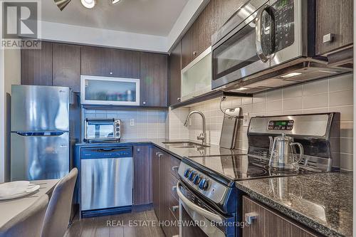 2806 - 2015 Sheppard Avenue E, Toronto, ON - Indoor Photo Showing Kitchen With Stainless Steel Kitchen With Upgraded Kitchen