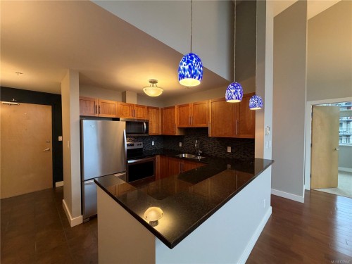 201-1629 Townsite Rd, Nanaimo, BC - Indoor Photo Showing Kitchen