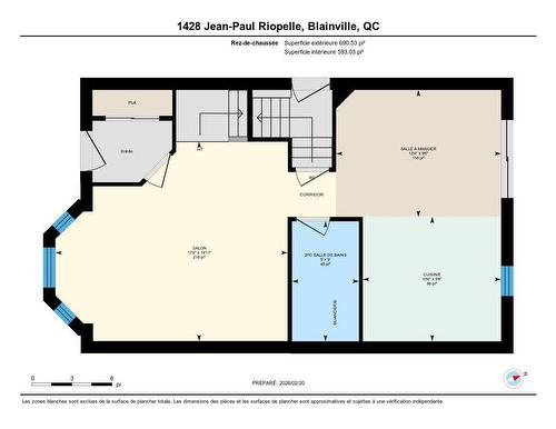 Plan (croquis) - 1428 Rue Jean-Paul-Riopelle, Blainville, QC - Other