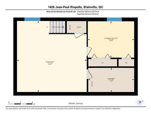 Plan (croquis) - 1428 Rue Jean-Paul-Riopelle, Blainville, QC - Other