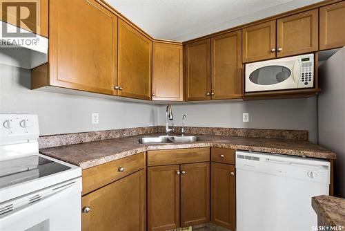 1027 Birchwood Place, Regina, SK - Indoor Photo Showing Kitchen With Double Sink
