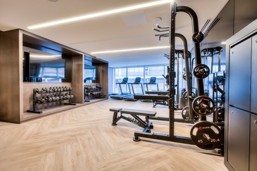 Salle d'exercice - 511-1288 Rue St-Antoine O., Montréal (Ville-Marie), QC - Indoor Photo Showing Gym Room