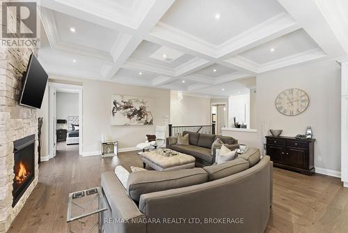 34 Angels Drive, Niagara-On-The-Lake (St. Davids), ON - Indoor Photo Showing Living Room With Fireplace