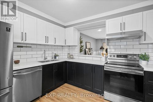 641 Woodward Avenue, Milton, ON - Indoor Photo Showing Kitchen With Double Sink With Upgraded Kitchen