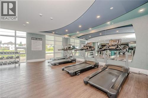 460 Dundas Street Unit# 1212, Waterdown, ON - Indoor Photo Showing Gym Room