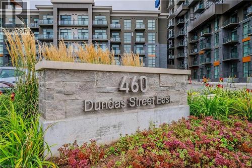 460 Dundas Street Unit# 1212, Waterdown, ON - Outdoor With Balcony With Facade