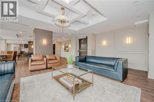 460 Dundas Street Unit# 1212, Waterdown, ON - Indoor Photo Showing Living Room