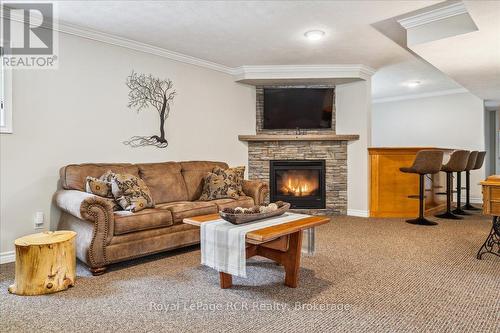 103488 Grey 18 Road, Meaford, ON - Indoor Photo Showing Living Room With Fireplace