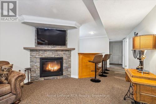 103488 Grey 18 Road, Meaford, ON - Indoor Photo Showing Living Room With Fireplace