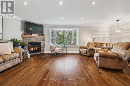 103488 Grey 18 Road, Meaford, ON - Indoor Photo Showing Living Room With Fireplace