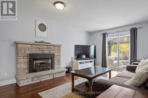 693 Laidlaw Crescent, Kingston (South Of Taylor-Kidd Blvd), ON - Indoor Photo Showing Living Room With Fireplace