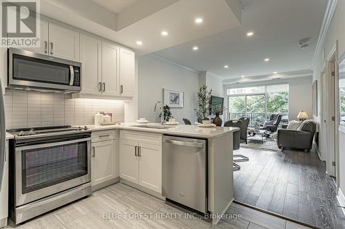 406 - 1200 Commissioners Road W, London South (South B), ON - Indoor Photo Showing Kitchen With Upgraded Kitchen