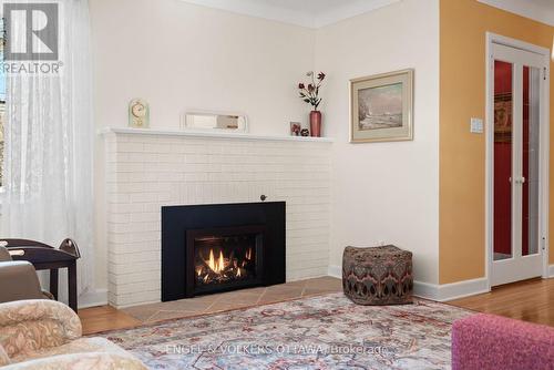 702 Dovercourt Avenue, Ottawa, ON - Indoor Photo Showing Living Room With Fireplace