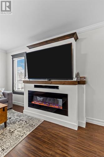 14 Humphrey Street, Placentia, NL - Indoor Photo Showing Living Room With Fireplace