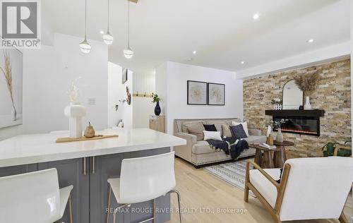 7 Hemans Court, Ajax, ON - Indoor With Fireplace