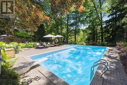 1258 Ravine Drive, Mississauga, ON - Outdoor With In Ground Pool With Backyard