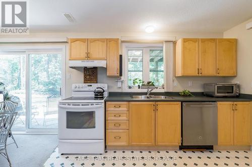 21 Forest Hill Drive, Springwater, ON - Indoor Photo Showing Kitchen With Double Sink