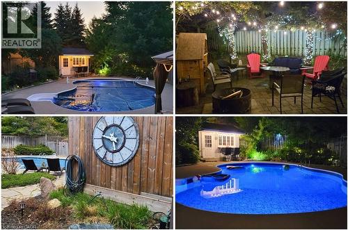 42 Fischer Court, Kitchener, ON - Outdoor With In Ground Pool With Backyard