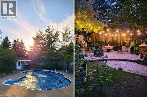 42 Fischer Court, Kitchener, ON - Outdoor With In Ground Pool With Backyard