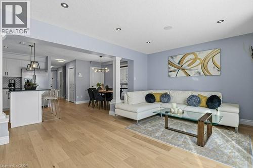 Tons of natural light and room for the whole family - 26 Helena Feasby Street, Kitchener, ON - Indoor Photo Showing Living Room