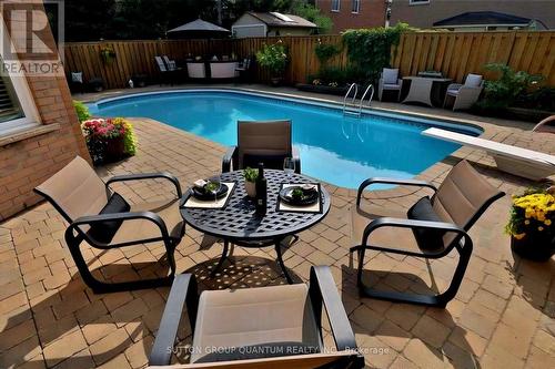 314 Leacock Avenue, Oakville, ON - Outdoor With In Ground Pool With Deck Patio Veranda