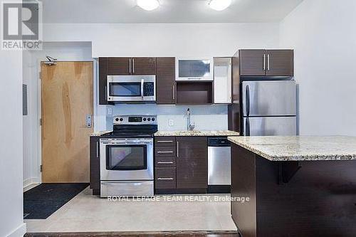 308 - 360 Cumberland Street, Ottawa, ON - Indoor Photo Showing Kitchen With Stainless Steel Kitchen