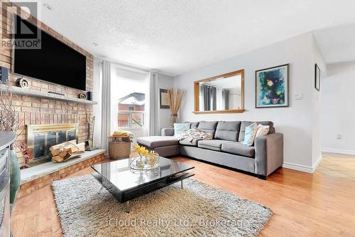55 Wilce Drive, Ajax, ON - Indoor Photo Showing Living Room With Fireplace