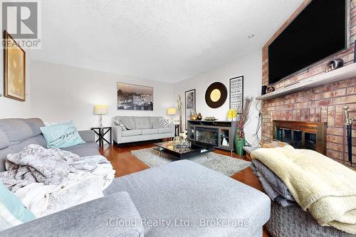 55 Wilce Drive, Ajax, ON - Indoor Photo Showing Living Room With Fireplace