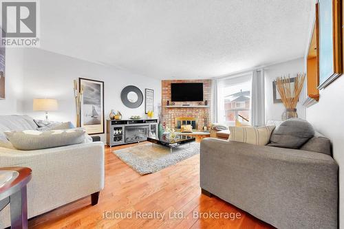 55 Wilce Drive, Ajax, ON - Indoor Photo Showing Living Room With Fireplace