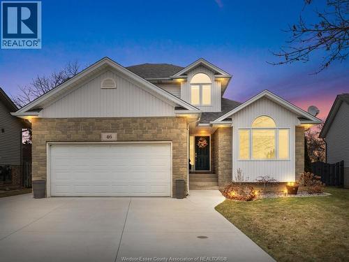 46 Brush Crescent, Amherstburg, ON - Outdoor With Facade
