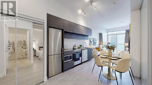 2506 - 181 Dundas Street E, Toronto, ON - Indoor Photo Showing Kitchen With Stainless Steel Kitchen