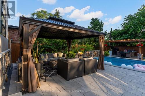 1376 Applewood Road, Mississauga, ON - Outdoor With In Ground Pool With Deck Patio Veranda With Exterior