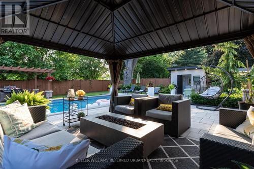 1376 Applewood Road, Mississauga, ON - Outdoor With In Ground Pool With Deck Patio Veranda With Exterior