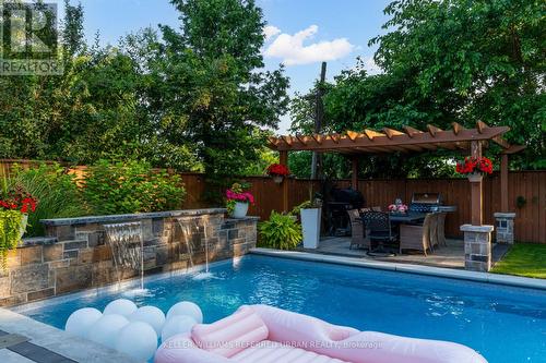 1376 Applewood Road, Mississauga, ON - Outdoor With In Ground Pool With Backyard
