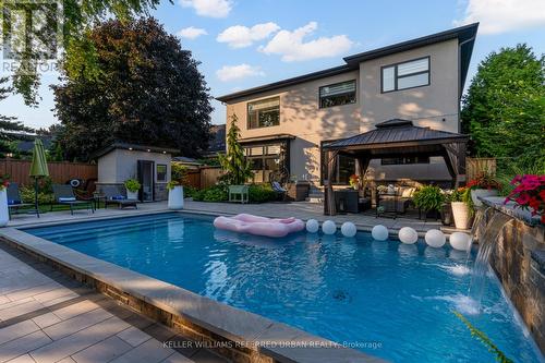 1376 Applewood Road, Mississauga, ON - Outdoor With In Ground Pool With Deck Patio Veranda