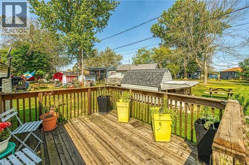 Back of house featuring  back elevated deck - 17 Maple Lane, Rainham, ON - Outdoor With Deck Patio Veranda
