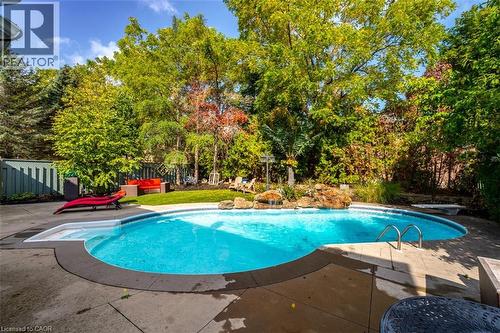 117 Miller Drive, Ancaster, ON - Outdoor With In Ground Pool With Backyard
