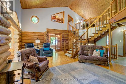 199 Kelly'S Road, Rideau Lakes, ON - Indoor With Fireplace